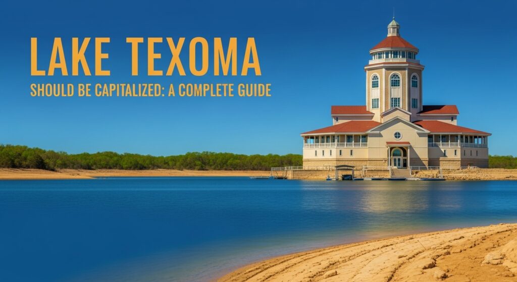 Lake Texoma Should Be Capitalized