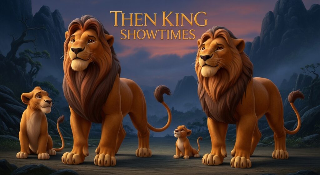 mufasa the lion king showtimes