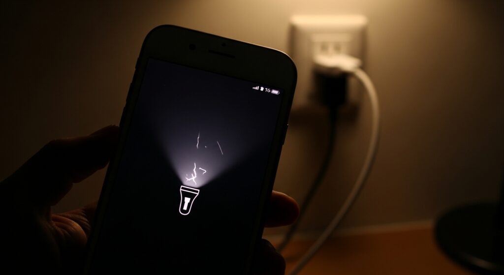 why is my flashlight not working on my iphone