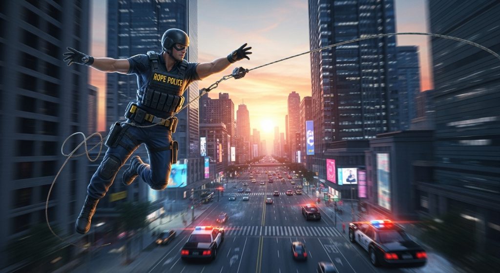 amazing rope police