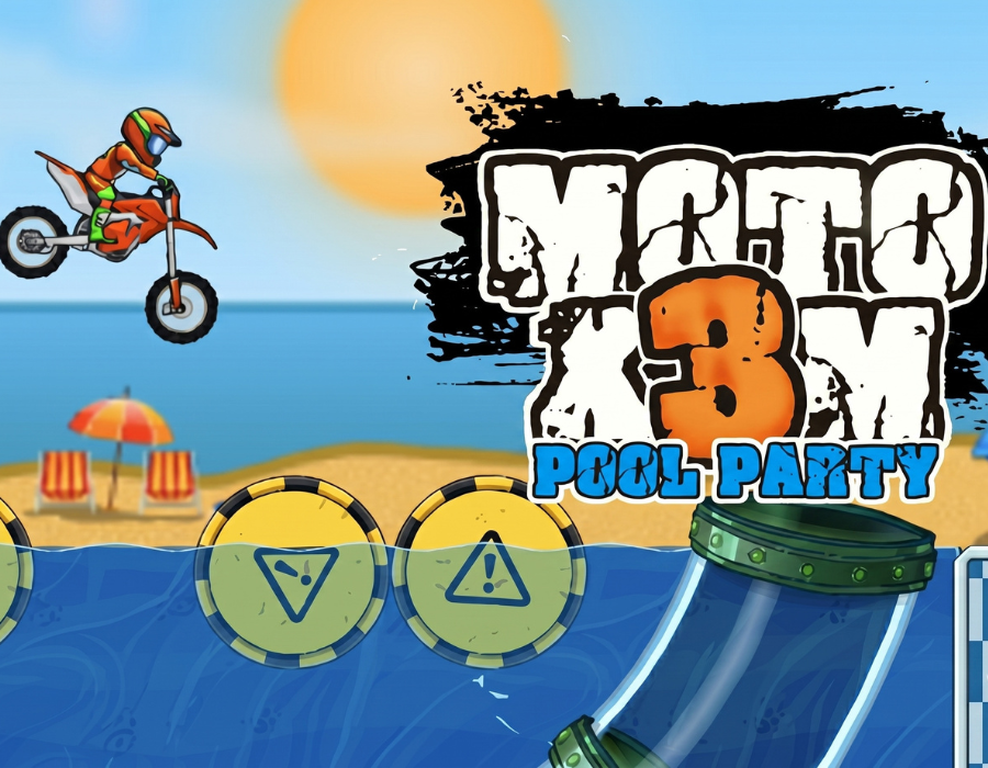moto x3m pool party